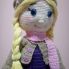 Large Amigurumi Doll – 38 cm | Handmade with 100% Cotton Yarn - Image 5