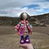 🌼 Zoey Doll – 32 cm | Handmade Hippie Amigurumi Doll - Image 3