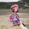 🌼 Zoey Doll – 32 cm | Handmade Hippie Amigurumi Doll - Image 4