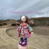 🌼 Zoey Doll – 32 cm | Handmade Hippie Amigurumi Doll - Image 5