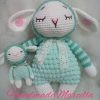 Oveja amigurumi, 30 cm