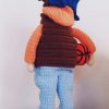 🏀 Jonte Doll - 33 cm | Handmade Amigurumi Basketball Toy - Image 3