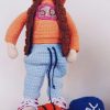 🏀 Jonte Doll - 33 cm | Handmade Amigurumi Basketball Toy - Image 4